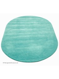 Comfort Aqua Oval Rug - Thumbnail - 6