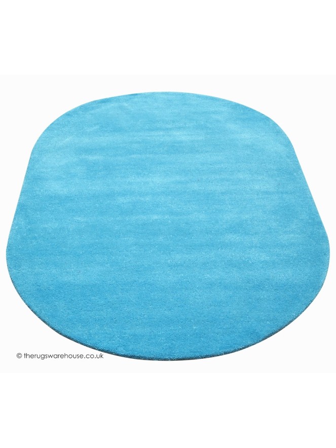 Comfort Duck Egg Oval Rug - 6