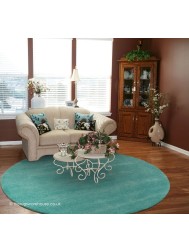 Comfort Aqua Circle Rug - Thumbnail - 2