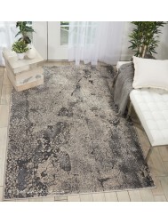 Snake Skin Grey Rug - Thumbnail - 2