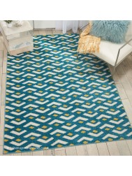 Flavia Blue Rug - Thumbnail - 4