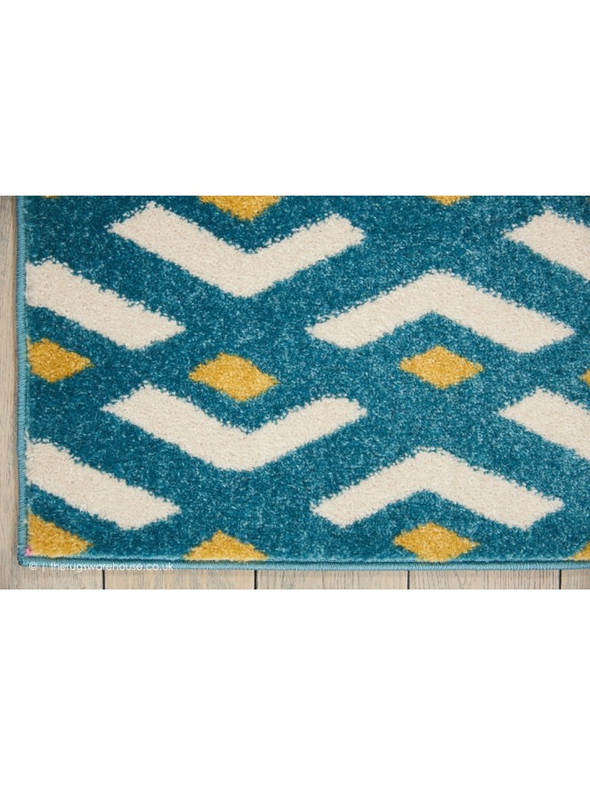 Flavia Blue Rug - 7