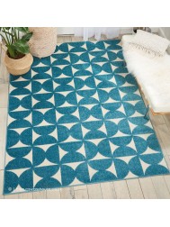 Rangoli Blue Rug - Thumbnail - 4