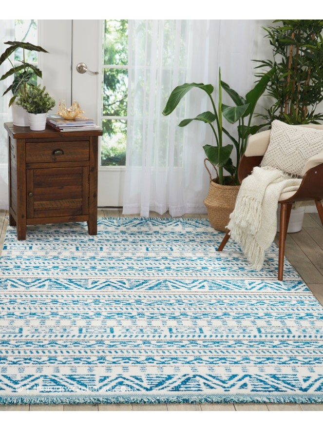 Huron Blue Rug - 3