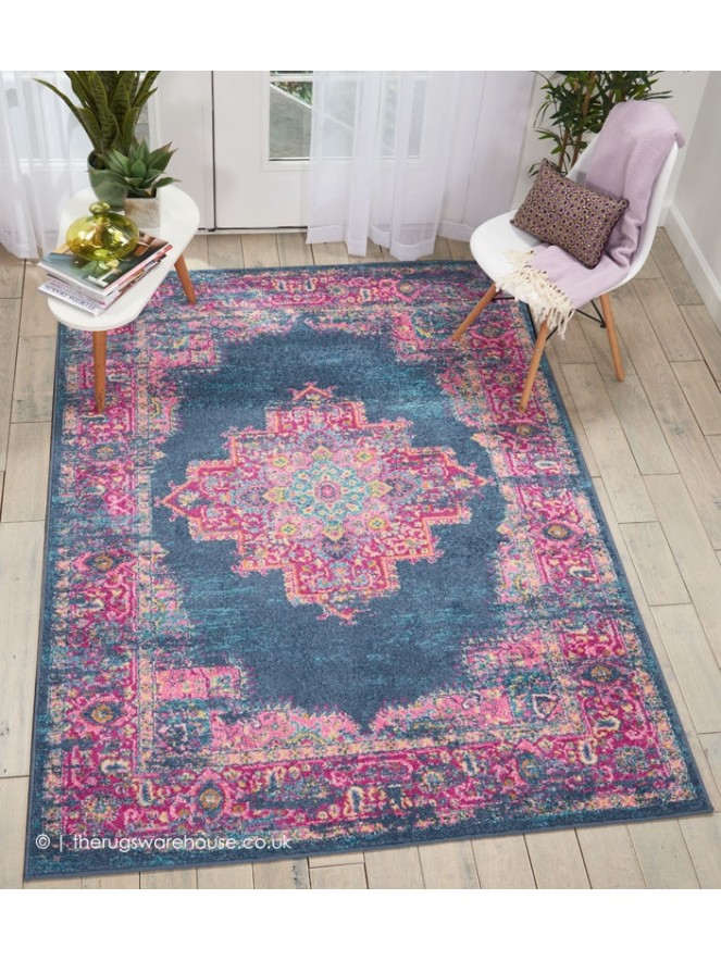 Oriental Passion Blue Rug - 2