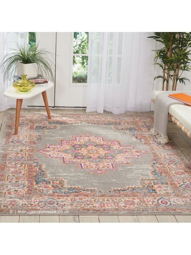 Oriental Passion Grey Rug - 3