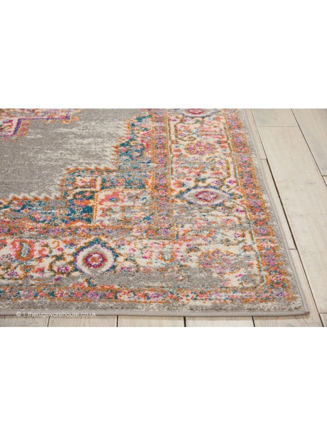 Oriental Passion Grey Rug - 4