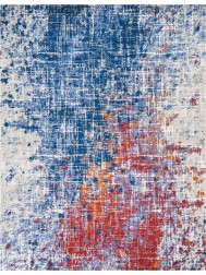 Twilight Chic Red Blue Rug - Thumbnail - 7