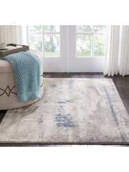 Maxell Art Teal Rug - Thumbnail - 2