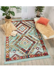 Navajo Aqua Rug - Thumbnail - 2