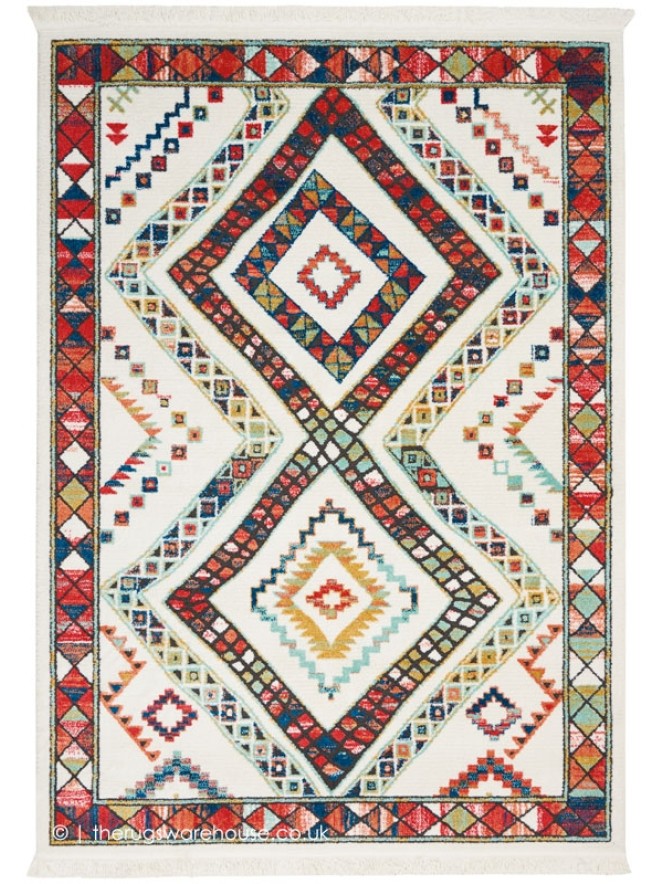 Navajo White Multi Rug - 7