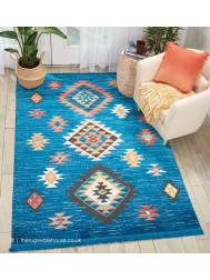 Navajo Blue Rug - Thumbnail - 2