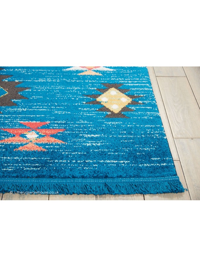 Navajo Blue Rug - 4