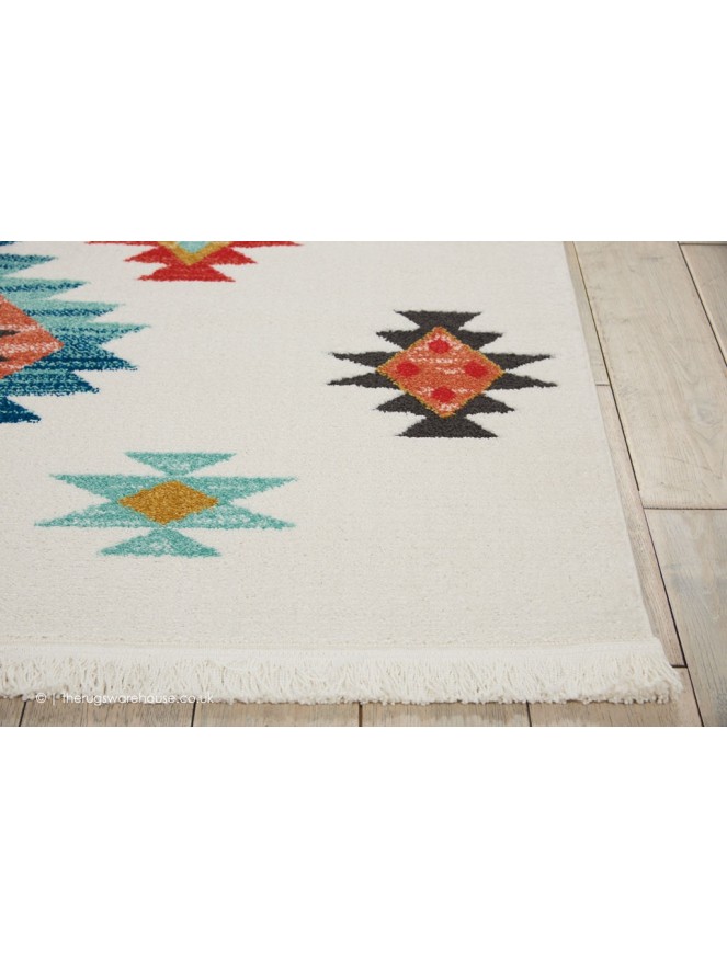 Navajo White Rug - 4