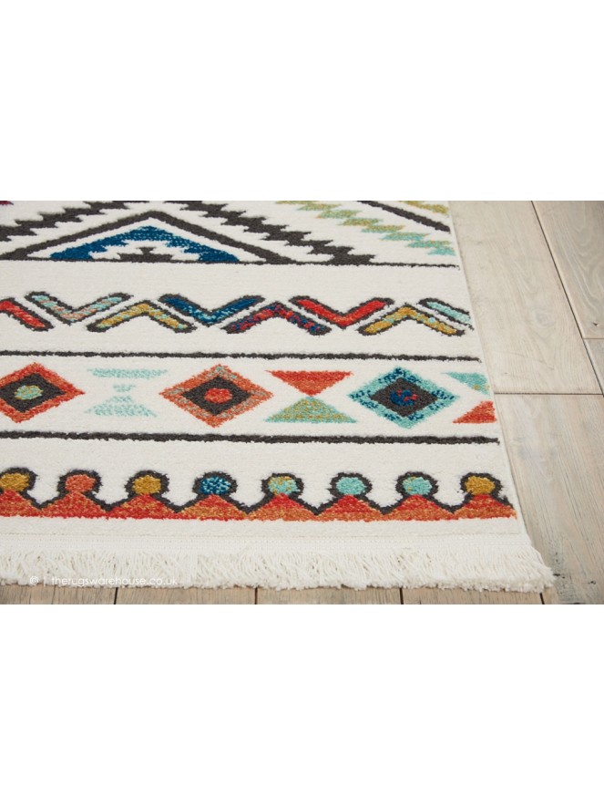 Navajo White Mix Runner - 3