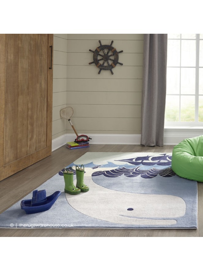 Happy Whale Rug - 2