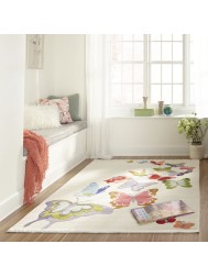 Colourful Butterflies Rug - Thumbnail - 2