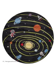 Outer Space Circle Rug - Thumbnail - 2