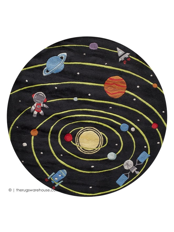 Outer Space Circle Rug - 2