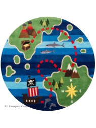 Pirate Path Circle Rug - Thumbnail - 2