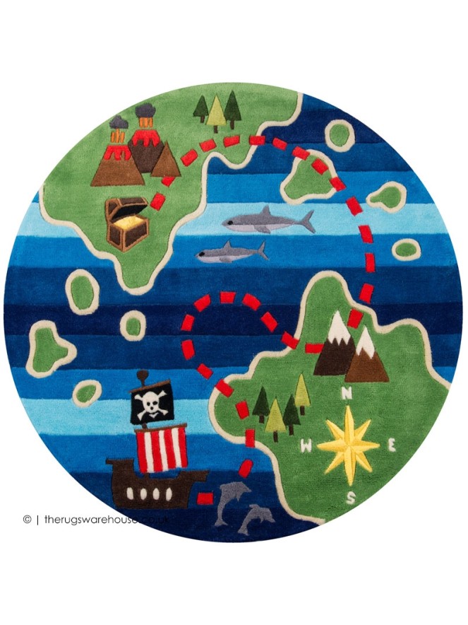 Pirate Path Circle Rug - 2