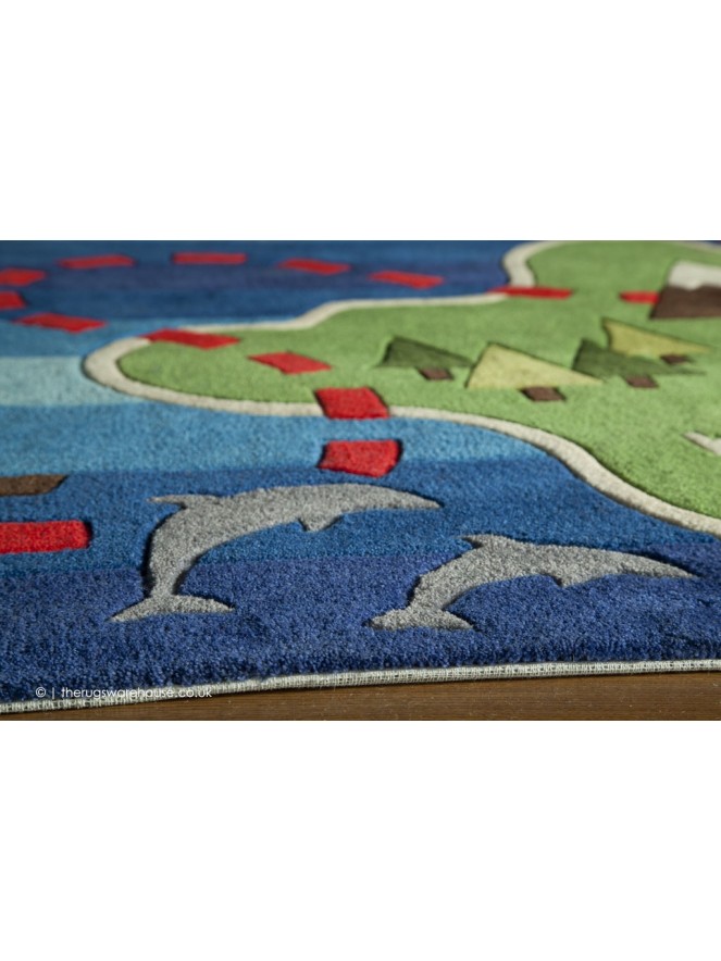 Pirate Path Circle Rug - 3