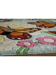 Butterfly Playground Circle Rug - Thumbnail - 3