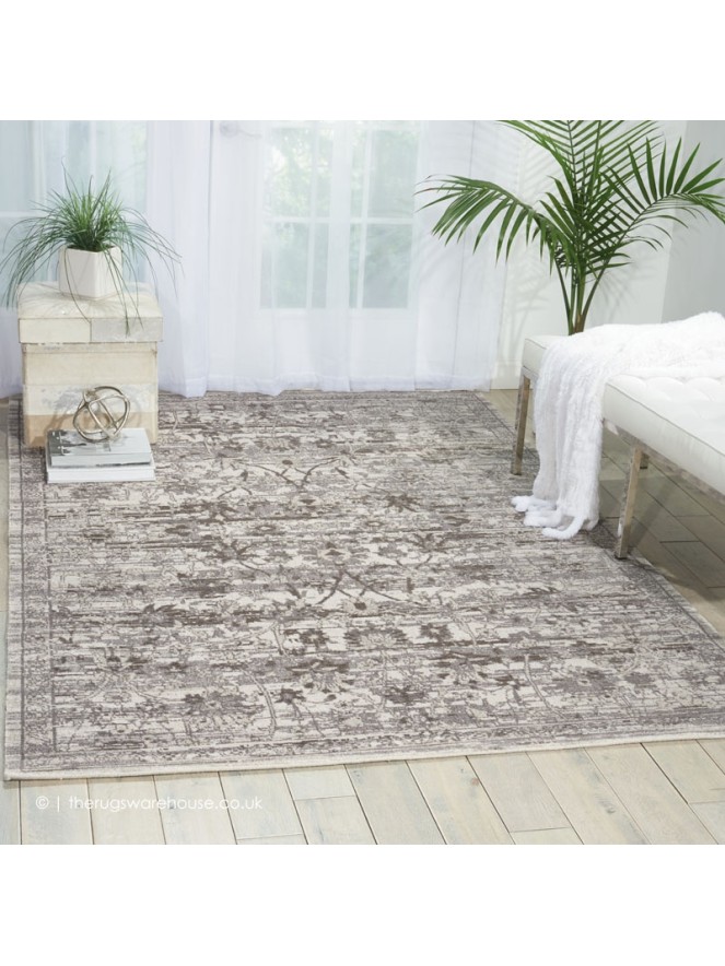 Twilight Chic Silver Rug - 2