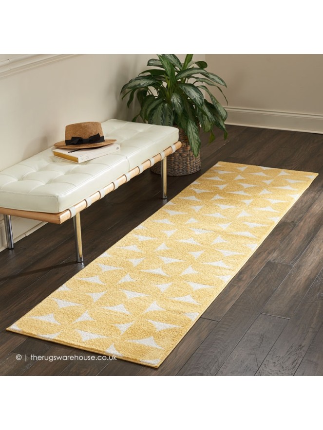 Rangoli Yellow Runner - 2