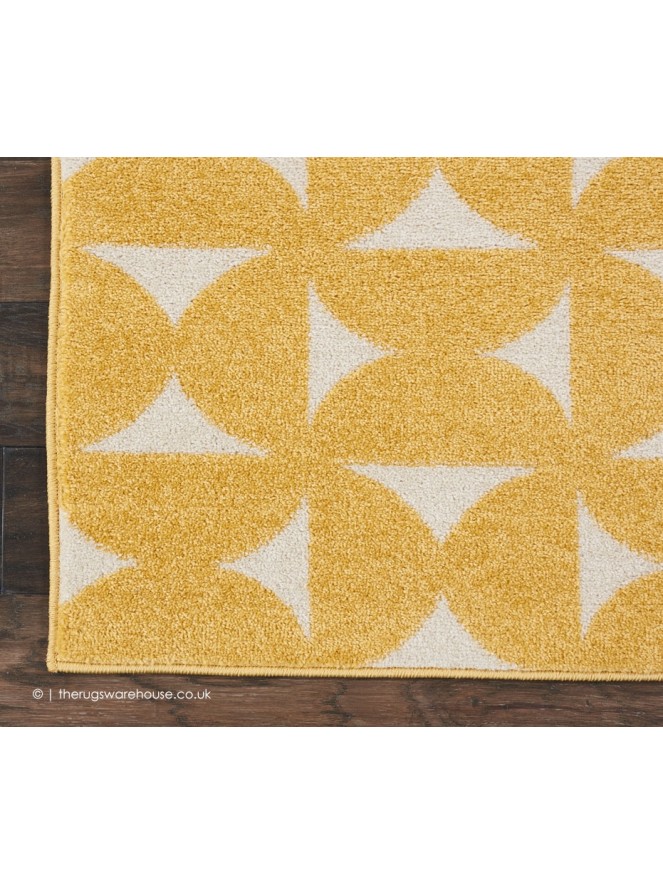 Rangoli Yellow Runner - 5