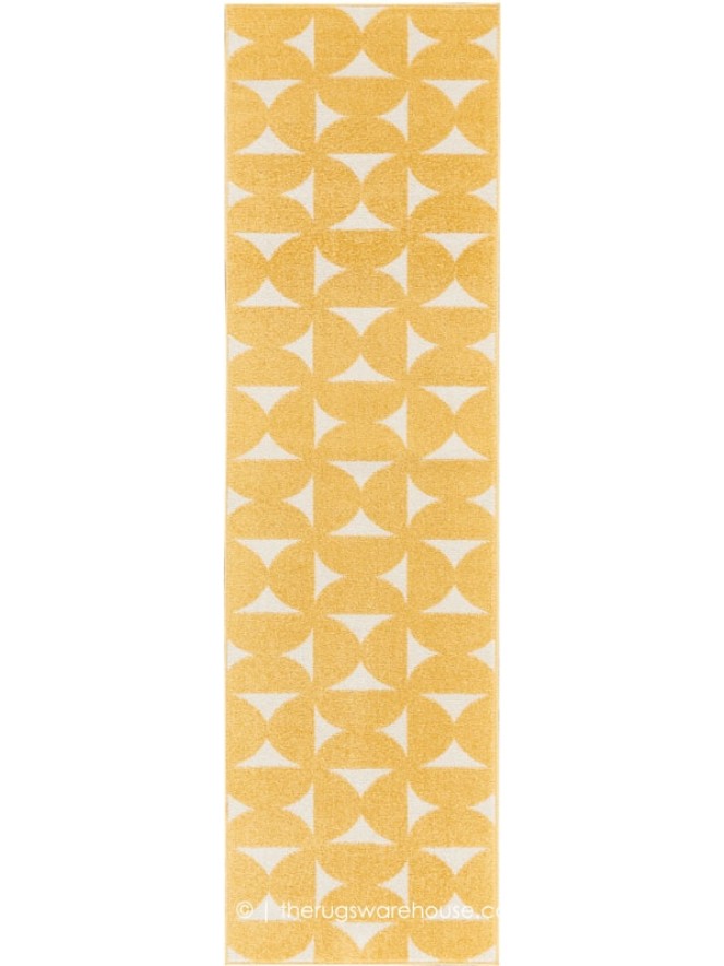 Rangoli Yellow Runner - 6