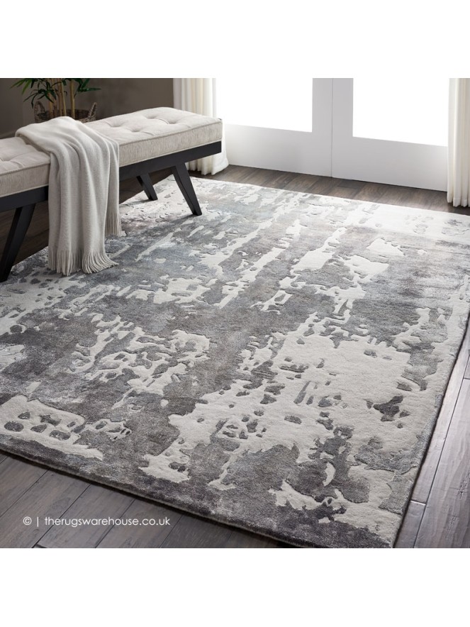 Prismatic Silver Grey Rug - 2