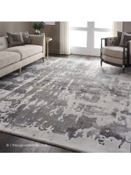 Prismatic Silver Grey Rug - Thumbnail - 3