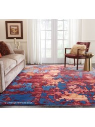 Prismatic Blue Flame Rug - Thumbnail - 2