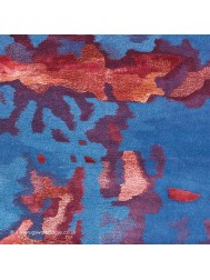 Prismatic Blue Flame Rug - Thumbnail - 6