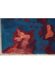 Prismatic Blue Flame Rug - Thumbnail - 7