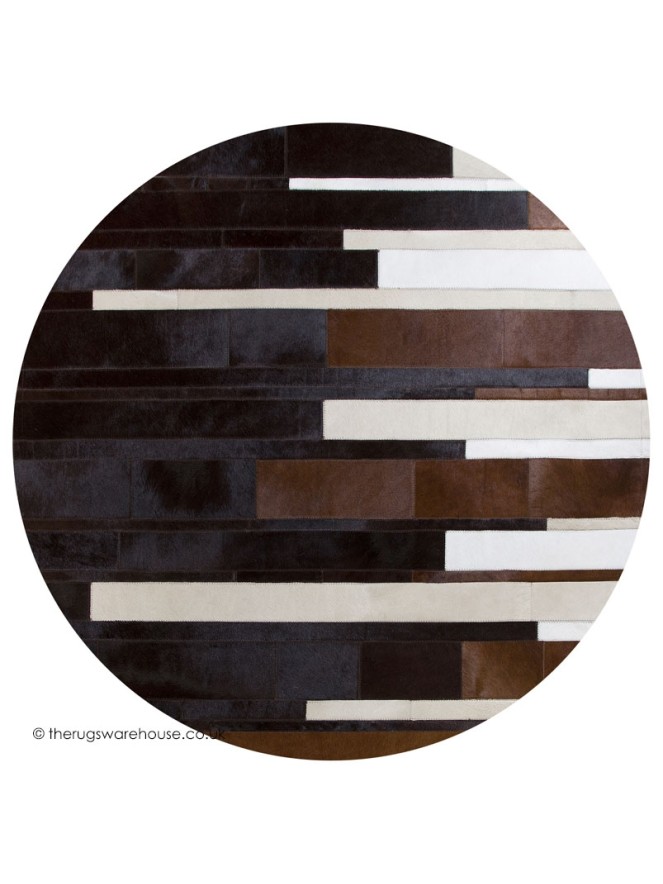 Pali Brown Circle Rug - 4