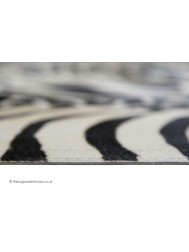 Zebra Squares Circle Rug - Thumbnail - 3