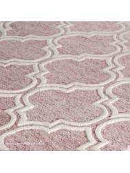 Medina Geo Pink Rug - Thumbnail - 4