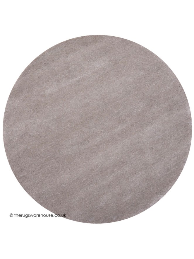 Comfort Taupe Circle Rug - 6