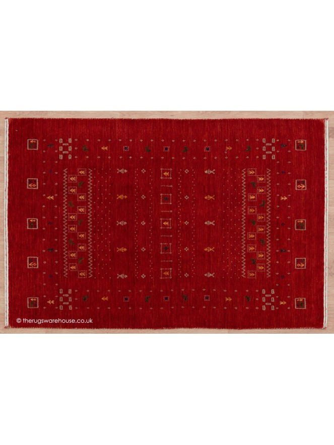 Erbil Red Rug - 10