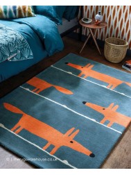 Mr Fox Denim Rug - Thumbnail - 2