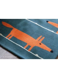 Mr Fox Denim Rug - Thumbnail - 3