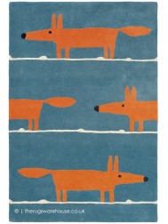 Mr Fox Denim Rug - Thumbnail - 5