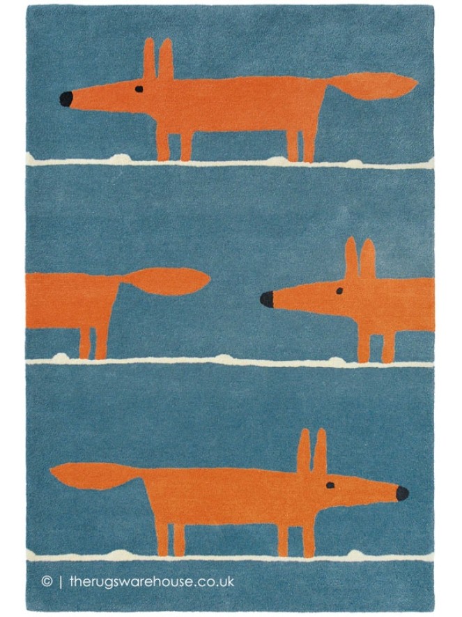 Mr Fox Denim Rug - 5