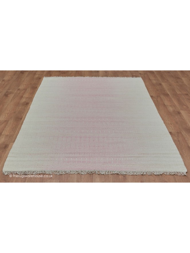 Ikat Pink Kilim Rug - 3