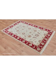 Royal Ziegler Ivory Red Rug - Thumbnail - 8