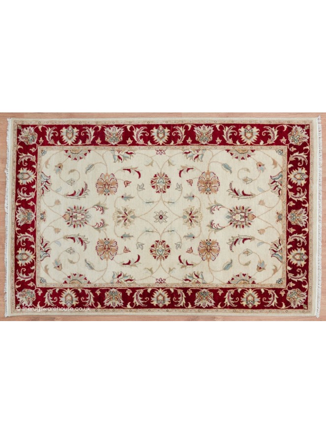 Royal Ziegler Ivory Red Rug - 9