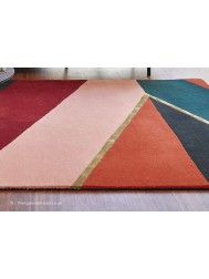 Sahara Burgundy Rug - Thumbnail - 4