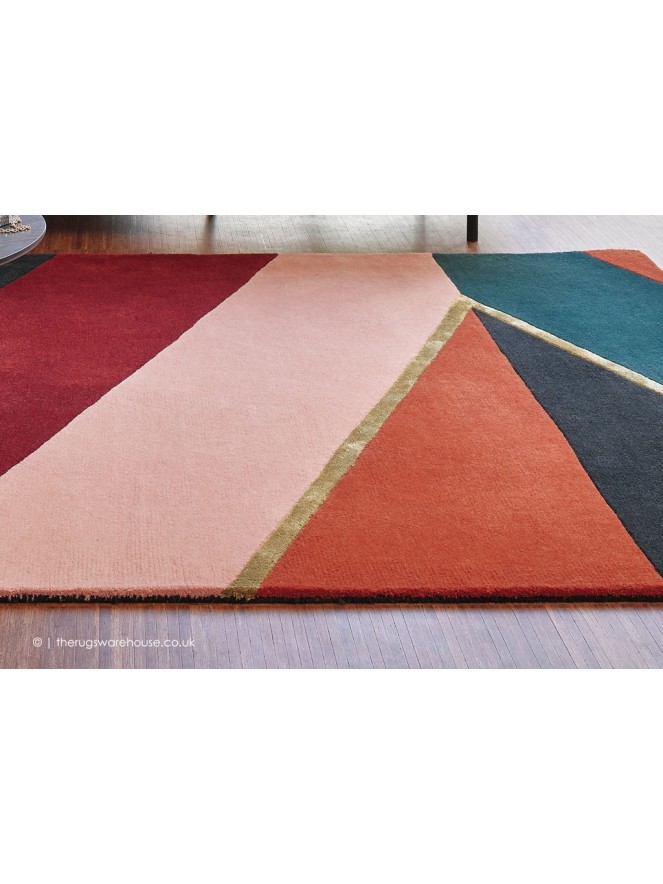 Sahara Burgundy Rug - 4